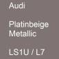 Preview: Audi, Platinbeige Metallic, LS1U / L7.